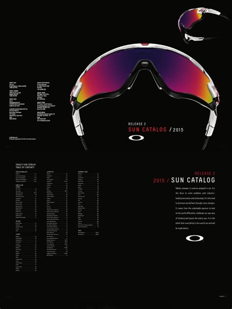 oakley sunglasses catalogue.